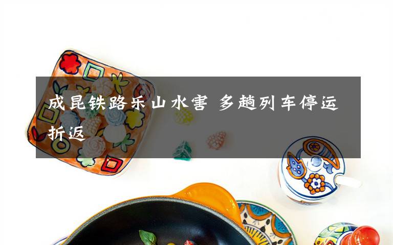 成昆铁路乐山水害 多趟列车停运折返
