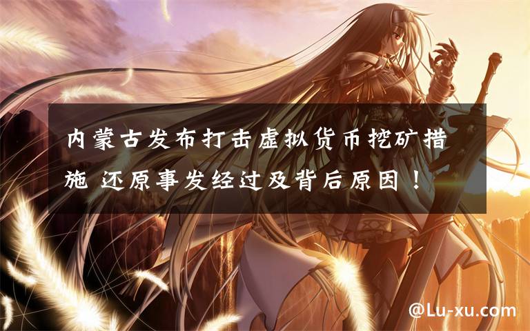 内蒙古发布打击虚拟货币挖矿措施 还原事发经过及背后原因！