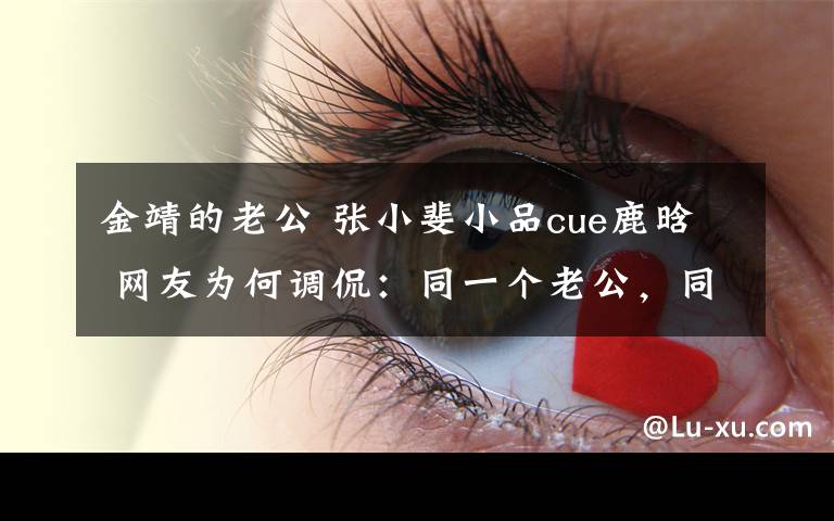 金靖的老公 张小斐小品cue鹿晗 网友为何调侃：同一个老公，同一个爸爸？