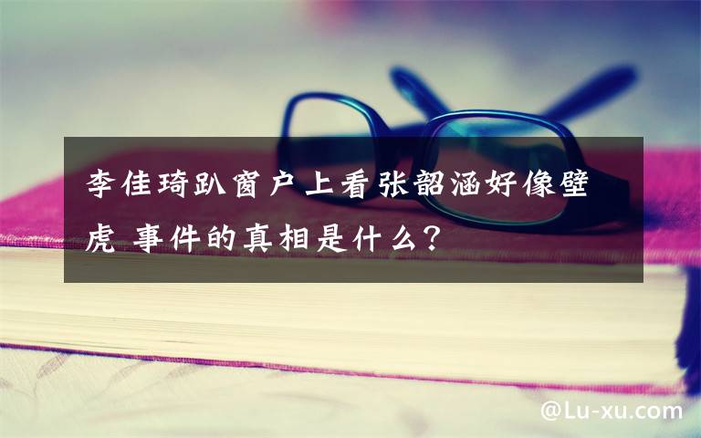 李佳琦趴窗户上看张韶涵好像壁虎 事件的真相是什么？