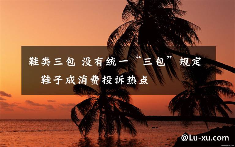 鞋类三包 没有统一“三包”规定　鞋子成消费投诉热点