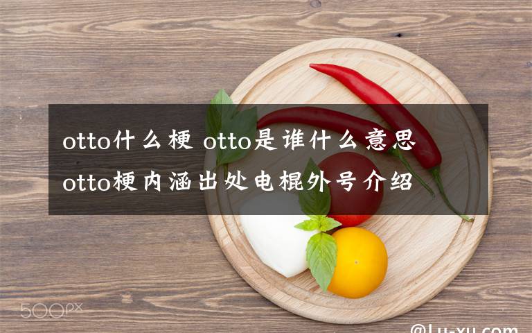 otto什么梗 otto是谁什么意思 otto梗内涵出处电棍外号介绍