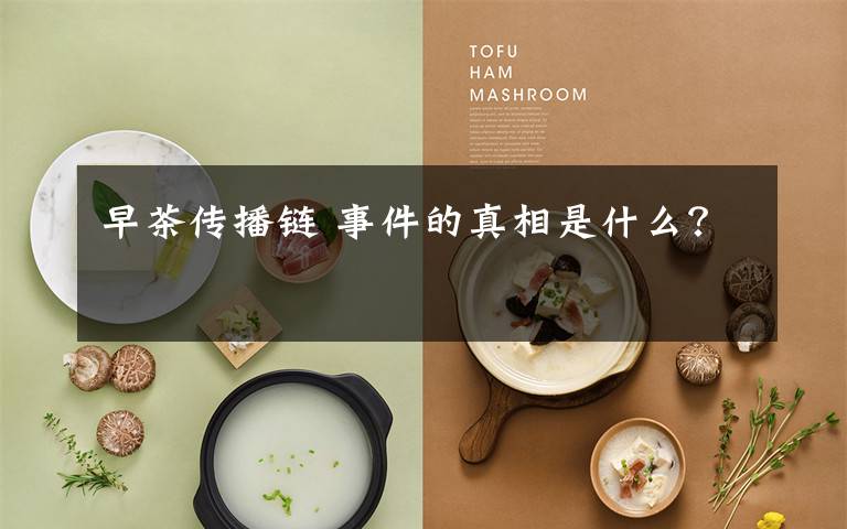 早茶传播链 事件的真相是什么？