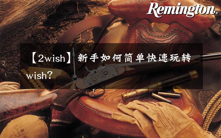 【2wish】新手如何简单快速玩转wish？