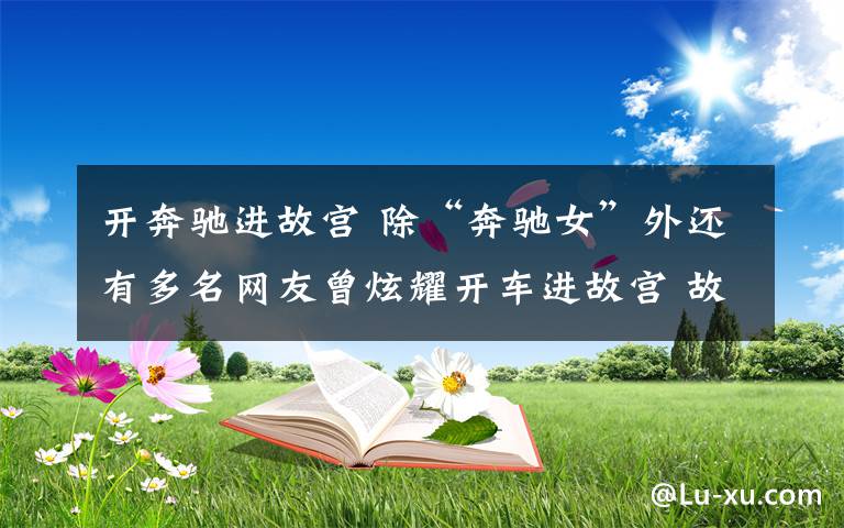 开奔驰进故宫 除“奔驰女”外还有多名网友曾炫耀开车进故宫 故宫暂无更多回应