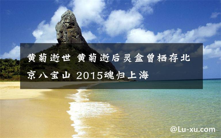 黄菊逝世 黄菊逝后灵盒曾栖存北京八宝山 2015魂归上海