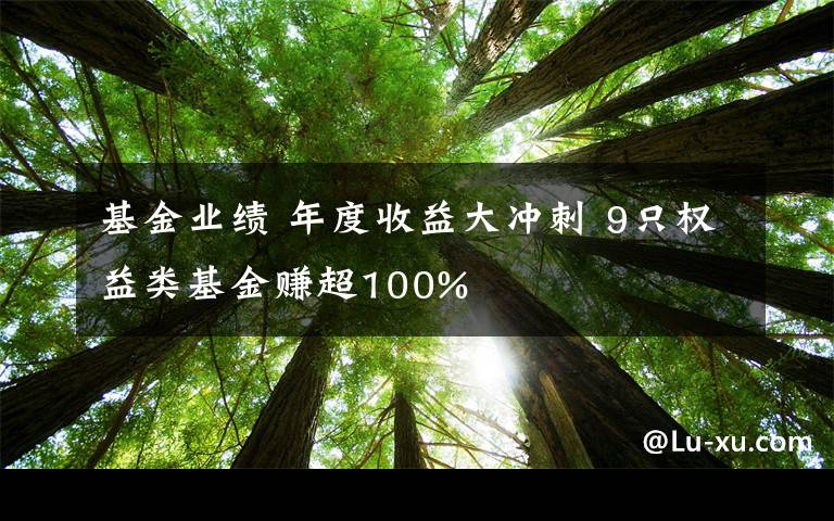 基金业绩 年度收益大冲刺 9只权益类基金赚超100%