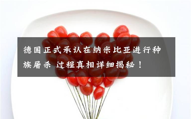 德国正式承认在纳米比亚进行种族屠杀 过程真相详细揭秘！
