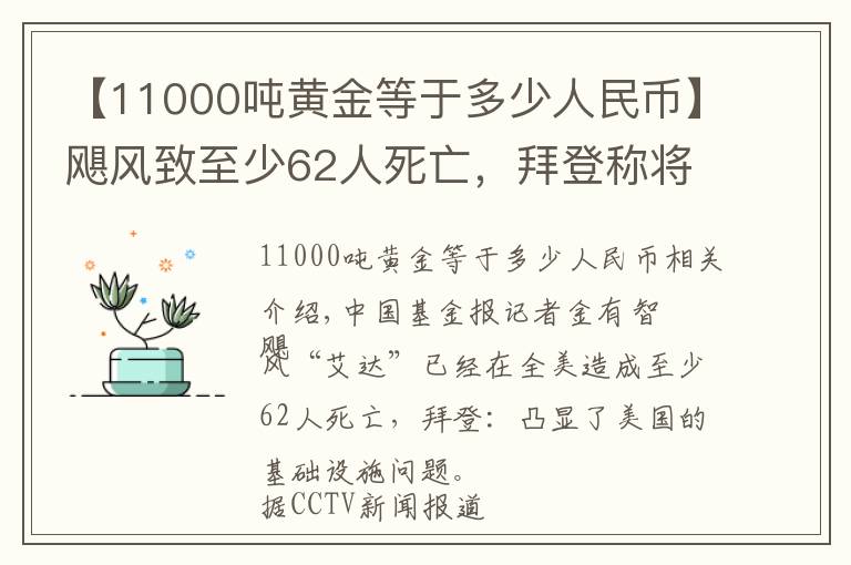 【11000吨黄金等于多少人民币】飓风致至少62人死亡，拜登称将砸650亿防灾！关键数据突然崩了