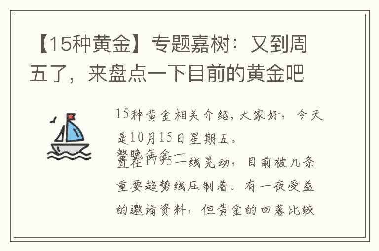 【15种黄金】专题嘉树：又到周五了，来盘点一下目前的黄金吧