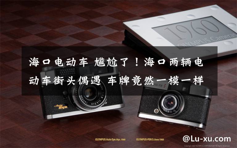 海口电动车 尴尬了！海口两辆电动车街头偶遇 车牌竟然一模一样