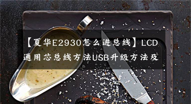 【夏华E2930怎么进总线】LCD通用芯总线方法USB升级方法及技术改造摘要《内部培训资料》。