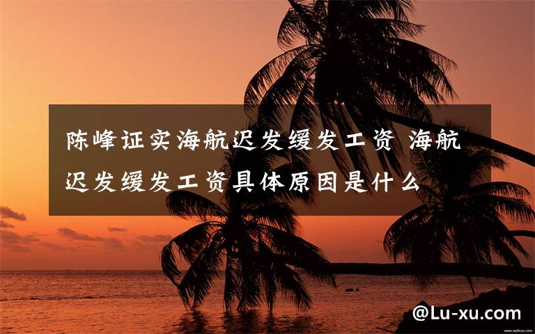 陈峰证实海航迟发缓发工资 海航迟发缓发工资具体原因是什么