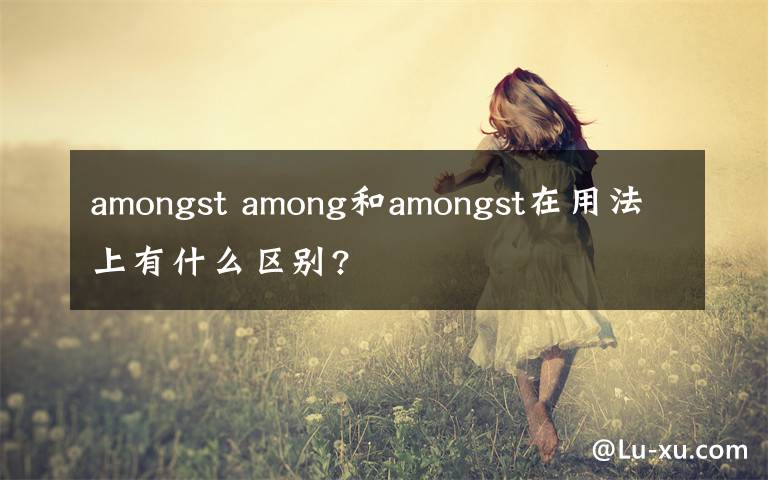 amongst among和amongst在用法上有什么区别?