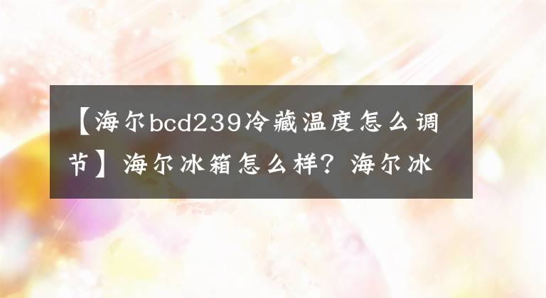 【海尔bcd239冷藏温度怎么调节】海尔冰箱怎么样？海尔冰箱温度调节方法