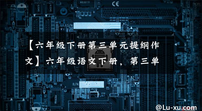 【六年级下册第三单元提纲作文】六年级语文下册，第三单元习作例句，习作及单元复习要点