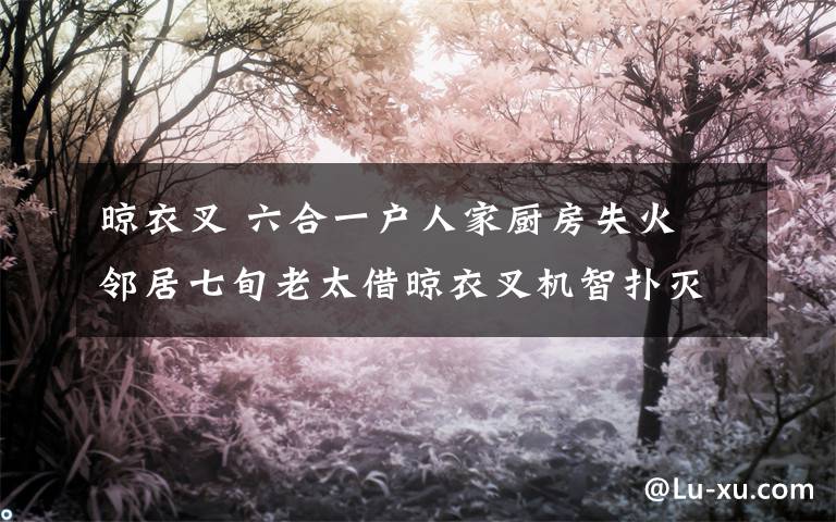 晾衣叉 六合一户人家厨房失火 邻居七旬老太借晾衣叉机智扑灭