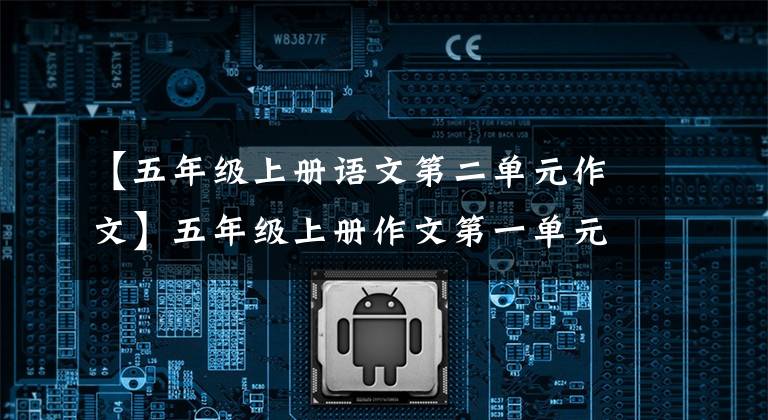 【五年级上册语文第二单元作文】五年级上册作文第一单元《我的心爱之物》范文