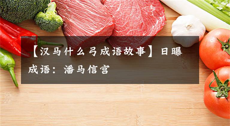 【汉马什么弓成语故事】日曝成语：潘马信宫