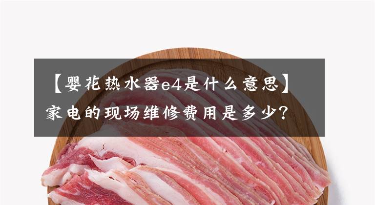 【婴花热水器e4是什么意思】家电的现场维修费用是多少？
