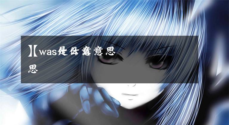 【was是什么意思】was什么意思