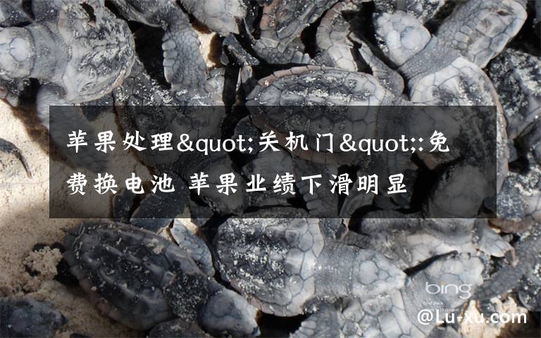 苹果处理"关机门":免费换电池 苹果业绩下滑明显