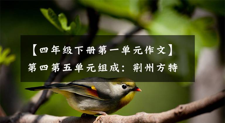 【四年级下册第一单元作文】第四第五单元组成：荆州方特游