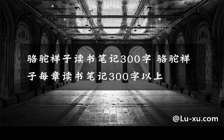 骆驼祥子读书笔记300字 骆驼祥子每章读书笔记300字以上