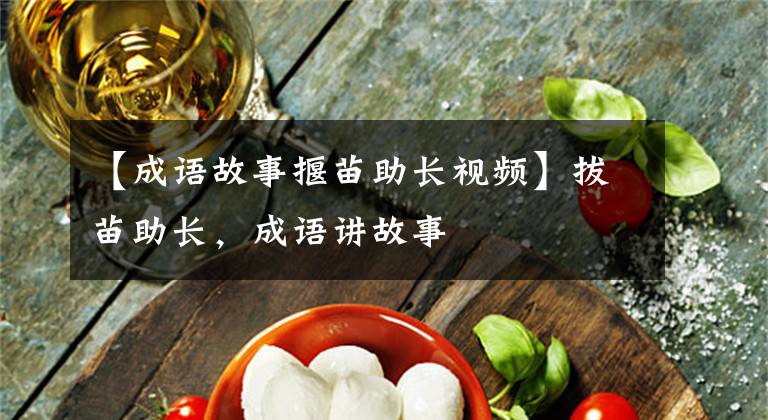【成语故事揠苗助长视频】拔苗助长，成语讲故事