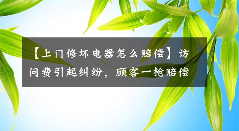 【上门修坏电器怎么赔偿】访问费引起纠纷，顾客一枪赔偿8500韩元