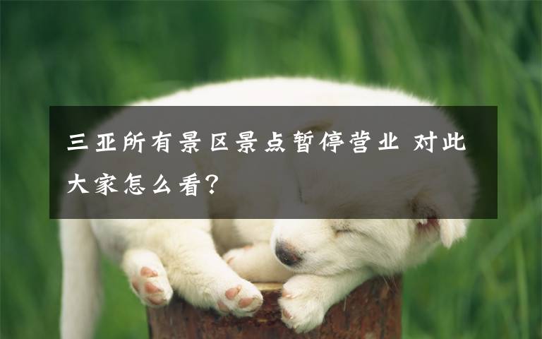 三亚所有景区景点暂停营业 对此大家怎么看？