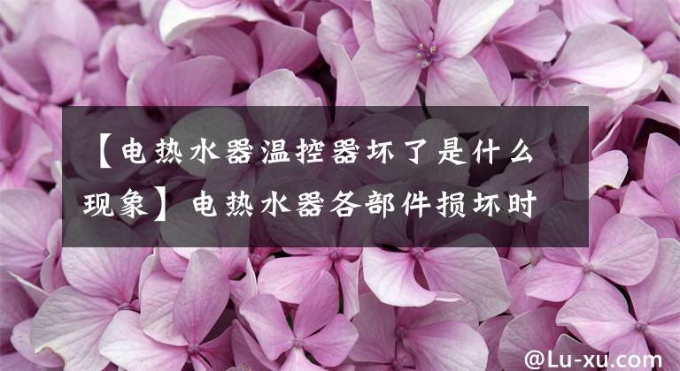 【电热水器温控器坏了是什么现象】电热水器各部件损坏时可能出现的现象。