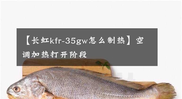 【长虹kfr-35gw怎么制热】空调加热打开阶段