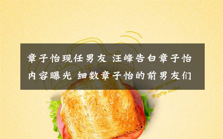 章子怡现任男友 汪峰告白章子怡内容曝光 细数章子怡的前男友们