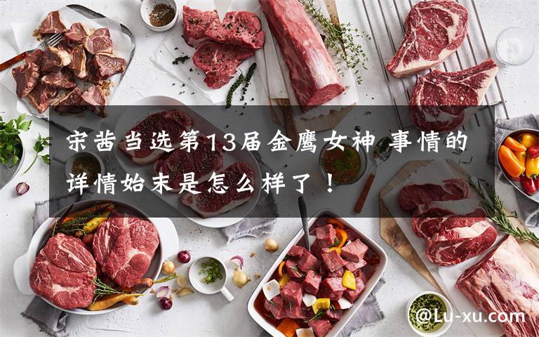 宋茜当选第13届金鹰女神 事情的详情始末是怎么样了！