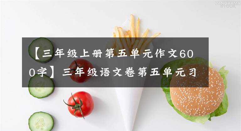 【三年级上册第五单元作文600字】三年级语文卷第五单元习作：我们眼中丰富多彩的世界