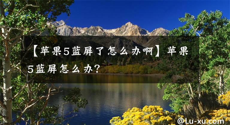 【苹果5蓝屏了怎么办啊】苹果5蓝屏怎么办？