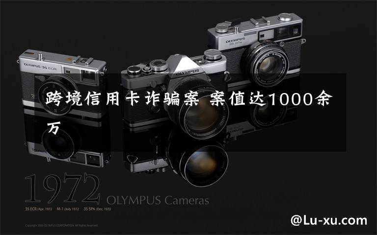 跨境信用卡诈骗案 案值达1000余万