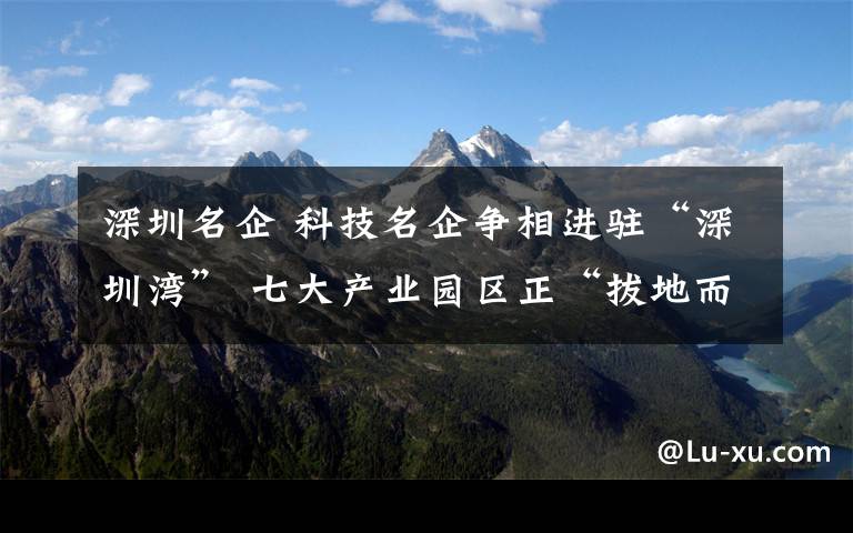 深圳名企 科技名企争相进驻“深圳湾” 七大产业园区正“拔地而起”