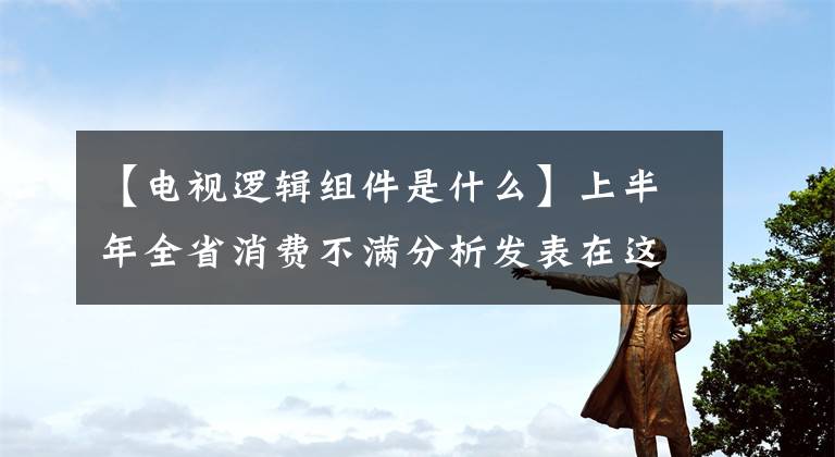 【电视逻辑组件是什么】上半年全省消费不满分析发表在这一领域一跃成为不满量第一位.
