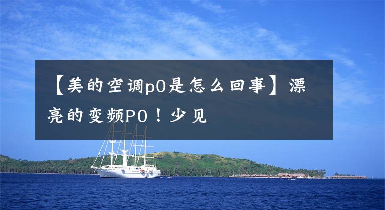 【美的空调p0是怎么回事】漂亮的变频P0！少见