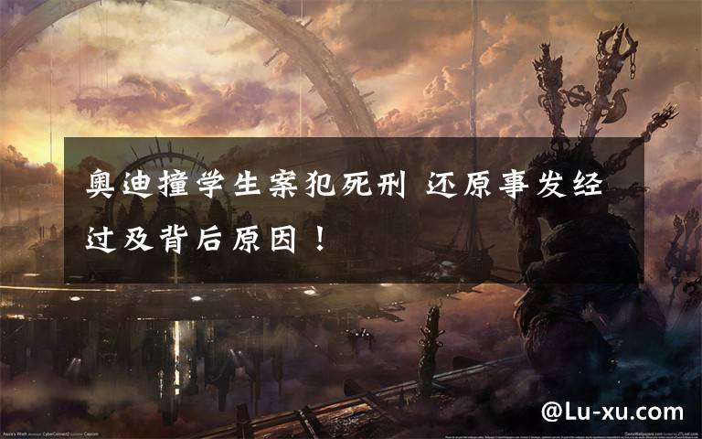 奥迪撞学生案犯死刑 还原事发经过及背后原因！
