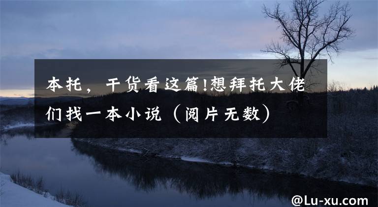 本托，干货看这篇!想拜托大佬们找一本小说（阅片无数）