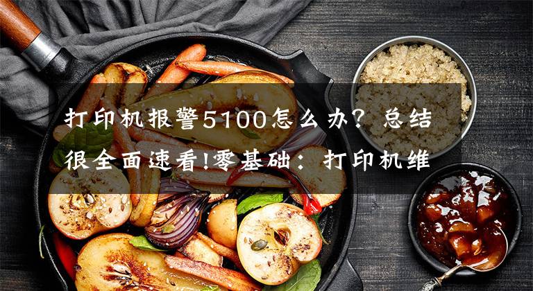 打印机报警5100怎么办？总结很全面速看!零基础：打印机维修第五章：佳能MP288报错5100代码