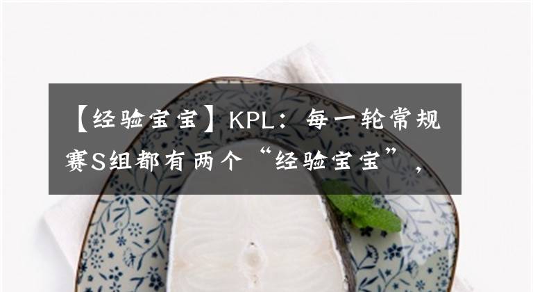 【经验宝宝】KPL：每一轮常规赛S组都有两个“经验宝宝”，这一轮会是谁？