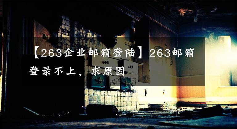 【263企业邮箱登陆】263邮箱登录不上，求原因
