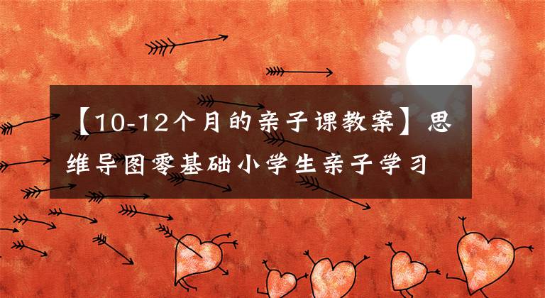 【10-12个月的亲子课教案】思维导图零基础小学生亲子学习的课教案第四课