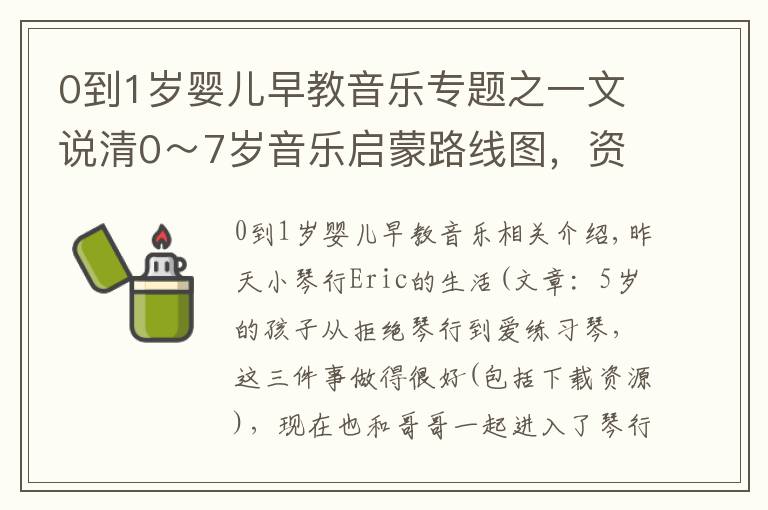 0到1岁婴儿早教音乐专题之一文说清0～7岁音乐启蒙路线图，资源和教材全推荐你