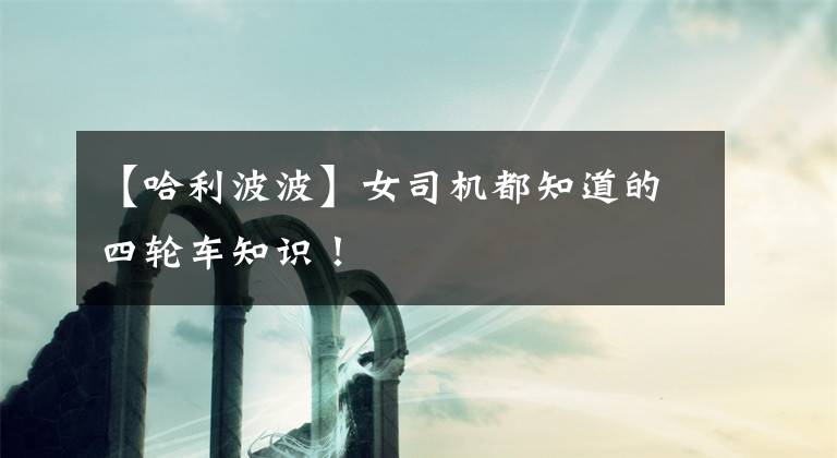 【哈利波波】女司机都知道的四轮车知识！