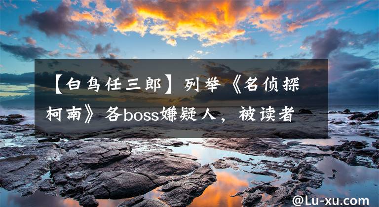【白鸟任三郎】列举《名侦探柯南》各boss嫌疑人，被读者怀疑的人物。